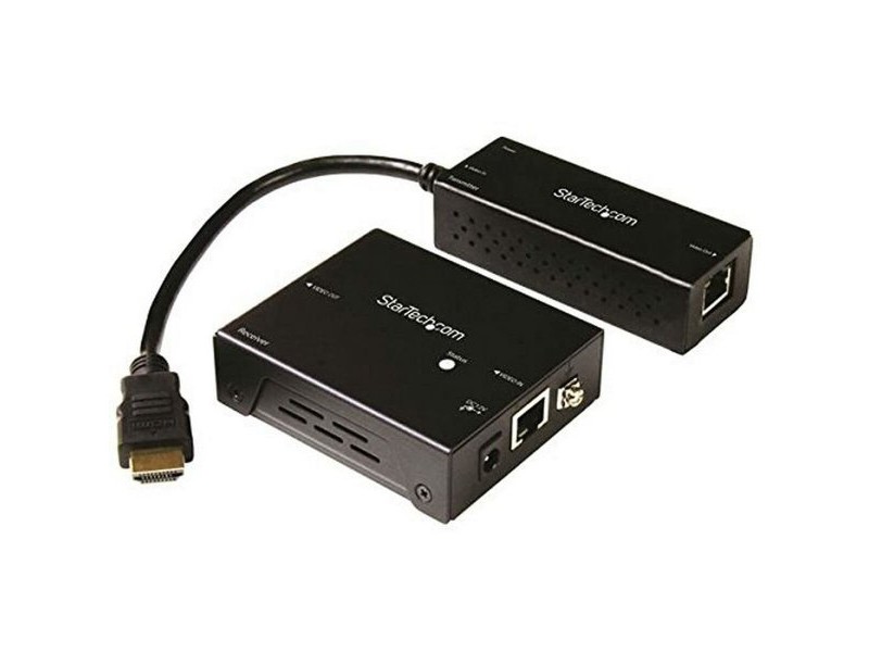 Адаптер HDMI Startech ST121HDBTDK Черен