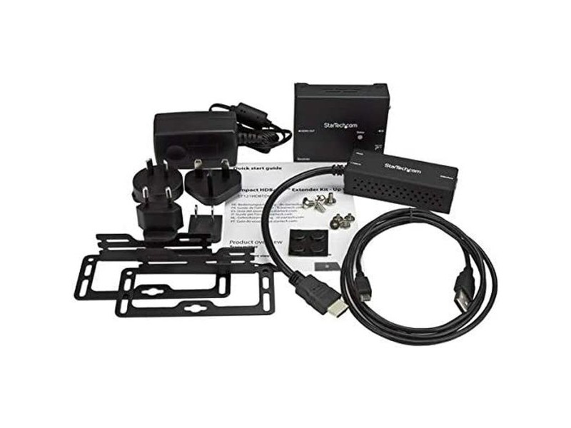 Адаптер HDMI Startech ST121HDBTDK Черен