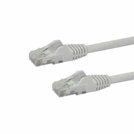 UTP категория 6 твърд мрежови кабел Startech N6PATC10MWH 10 m Бял