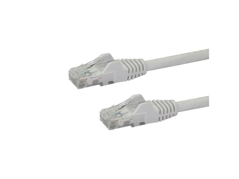 UTP категория 6 твърд мрежови кабел Startech N6PATC7MWH Бял 7 m