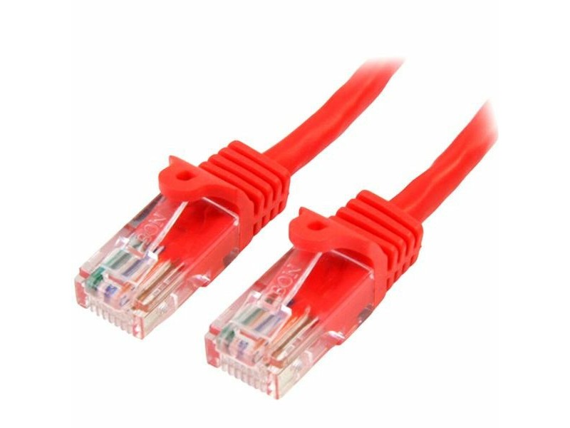 UTP категория 6 твърд мрежови кабел Startech 45PAT10MRD 10 m Червен