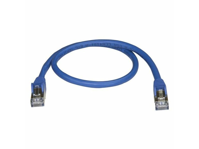 UTP категория 6 твърд мрежови кабел Startech 6ASPAT50CMBL Син 50 cm