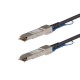 UTP категория 6 твърд мрежови кабел Startech QSFP40GPC1M Черен 1 m