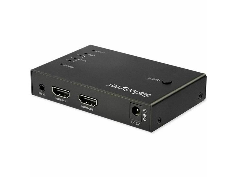 HDMI суич Startech VS421HDDP            Черен