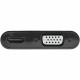 Адаптер за мини дисплей порт към HDMI/VGA Startech DP2VGAHD20           4K Ultra HD Черен