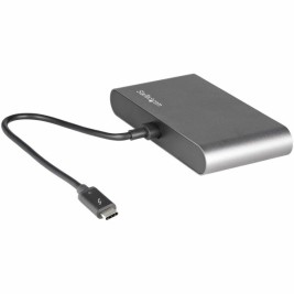 Докинг станция Startech TB3DKM2DPL 4K Ultra HD Сив