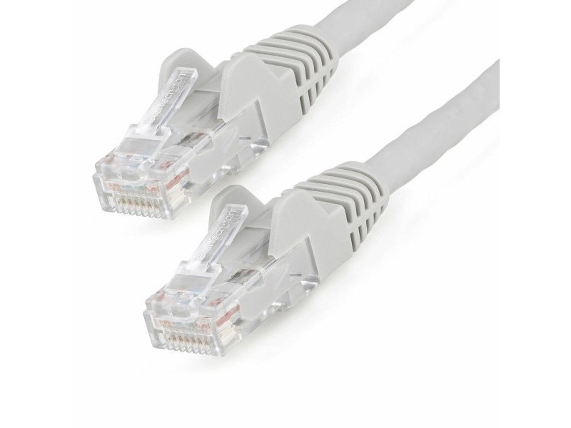 UTP категория 6 твърд мрежови кабел Startech N6LPATCH15MGR Бял 15 m