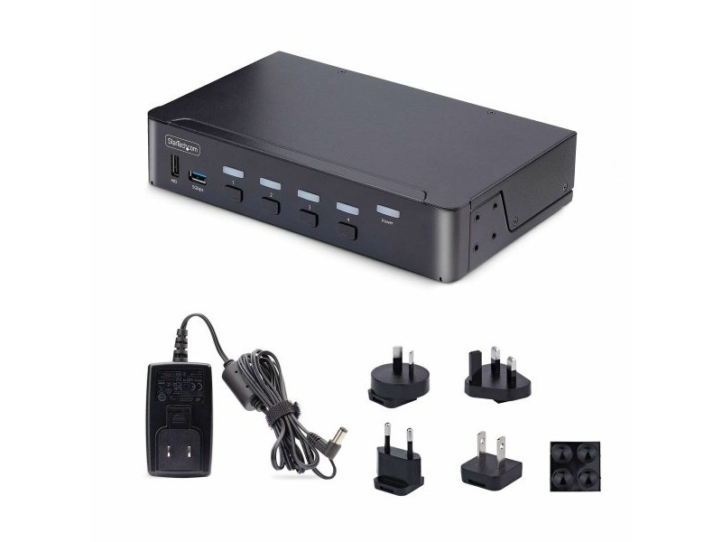KVM суич Startech D86A2-4-PORT-8K-KVM