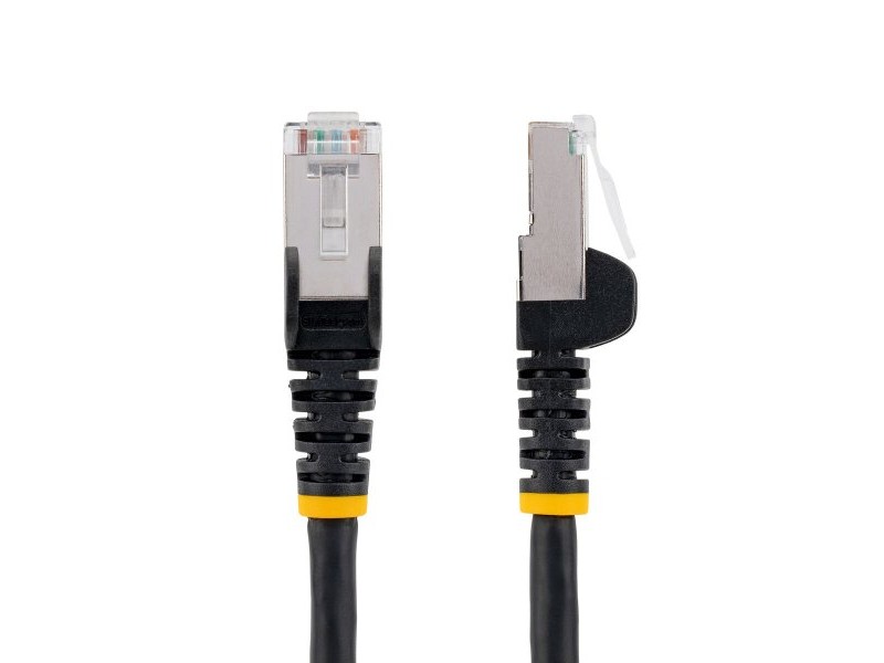 UTP категория 6 твърд мрежови кабел Startech NLBK-1M-CAT6A-PATCH Черен 1 m