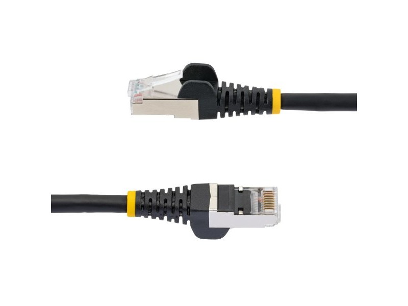 UTP категория 6 твърд мрежови кабел Startech NLBK-1M-CAT6A-PATCH Черен 1 m