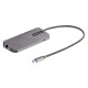 USB извод Startech 127B-USBC-MULTIPORT Сив