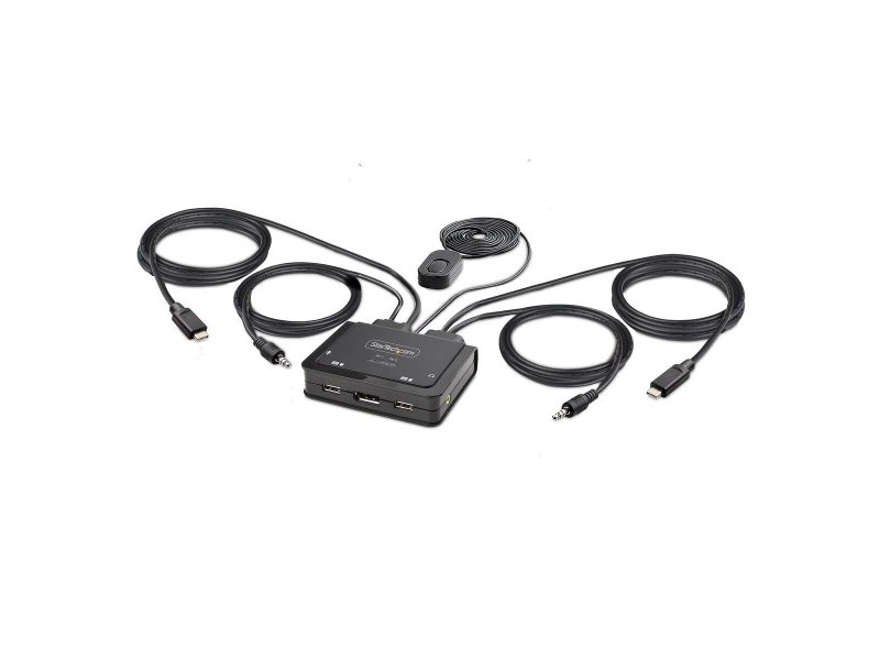 KVM суич Startech C2-D46-UC2-CBL-KVM 1,2 m