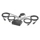 KVM суич Startech C2-D46-UC2-CBL-KVM 1,2 m