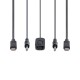 KVM суич Startech C2-D46-UC2-CBL-KVM 1,2 m