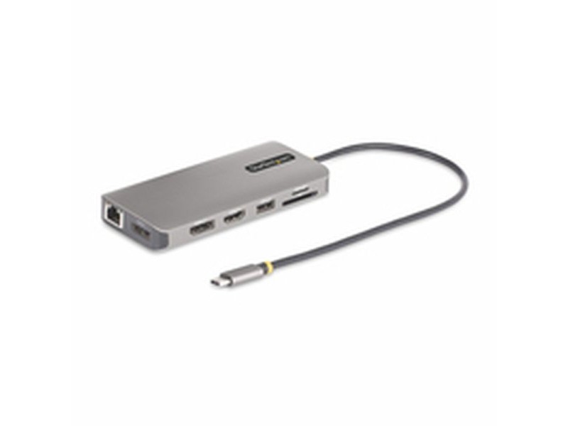 USB извод Startech 154B-USBC-MULTIPORT Сив 100 W