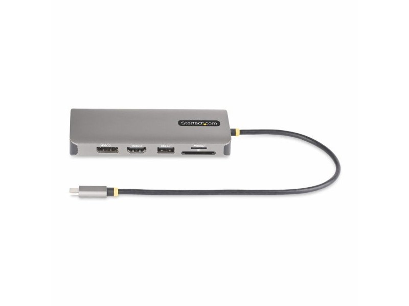 USB извод Startech 154B-USBC-MULTIPORT Сив 100 W