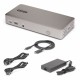 USB извод Startech 150UE-USB4DOCKTRIPLE Сив