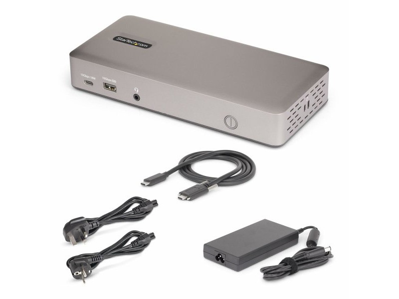 USB извод Startech 150UE-USB4DOCKTRIPLE Сив