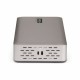 USB извод Startech 150UE-USB4DOCKTRIPLE Сив