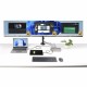 USB извод Startech 150UE-USB4DOCKTRIPLE Сив