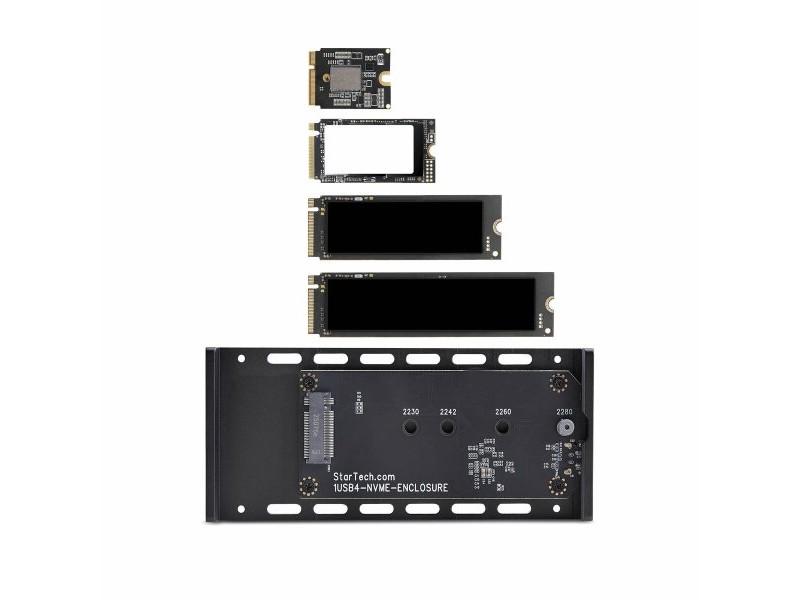 Твърд диск Startech 1USB4-NVME-ENCLOSURE