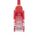 FTP категория 6 твърд мрежови кабел Startech N6PAT300CMRDS Червен 3 m