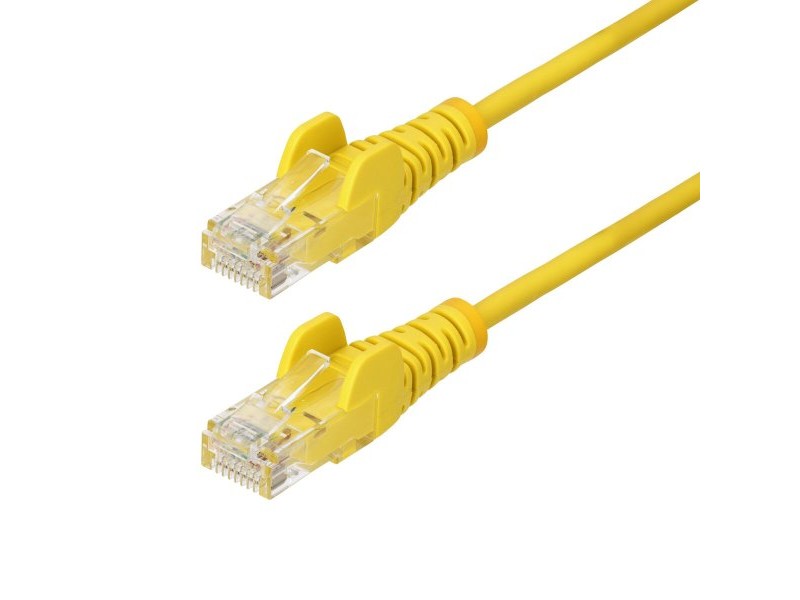 FTP категория 6 твърд мрежови кабел Startech N6PAT300CMYLS Жълт 3 m
