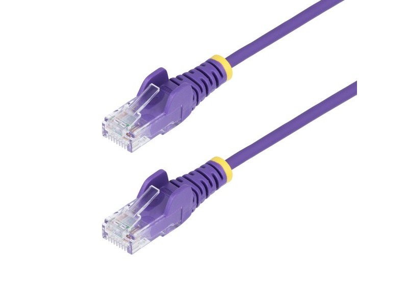 FTP категория 6 твърд мрежови кабел Startech N6PAT50CMPLS Лилав 50 cm