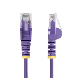 FTP категория 6 твърд мрежови кабел Startech N6PAT50CMPLS Лилав 50 cm