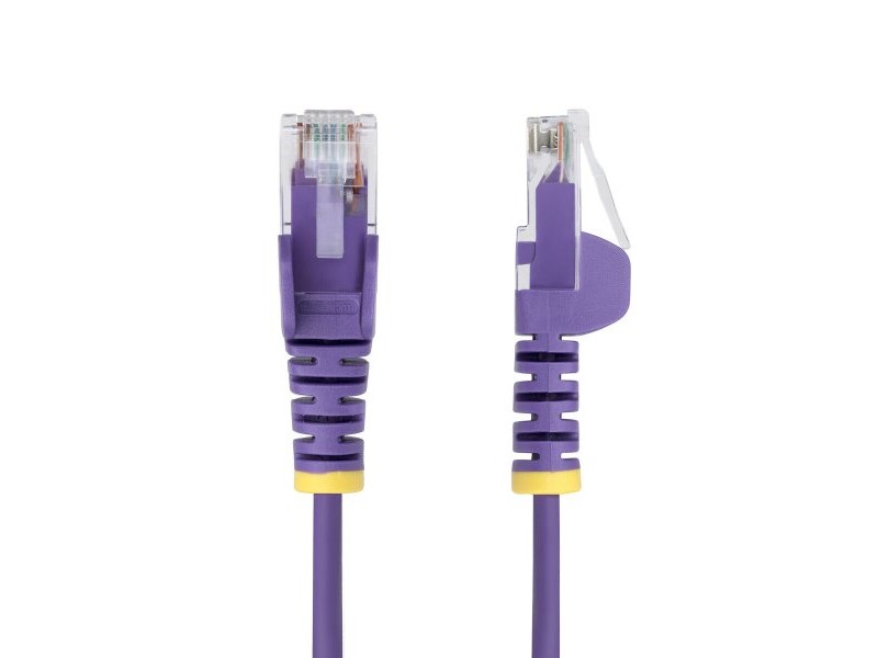 FTP категория 6 твърд мрежови кабел Startech N6PAT50CMPLS Лилав 50 cm