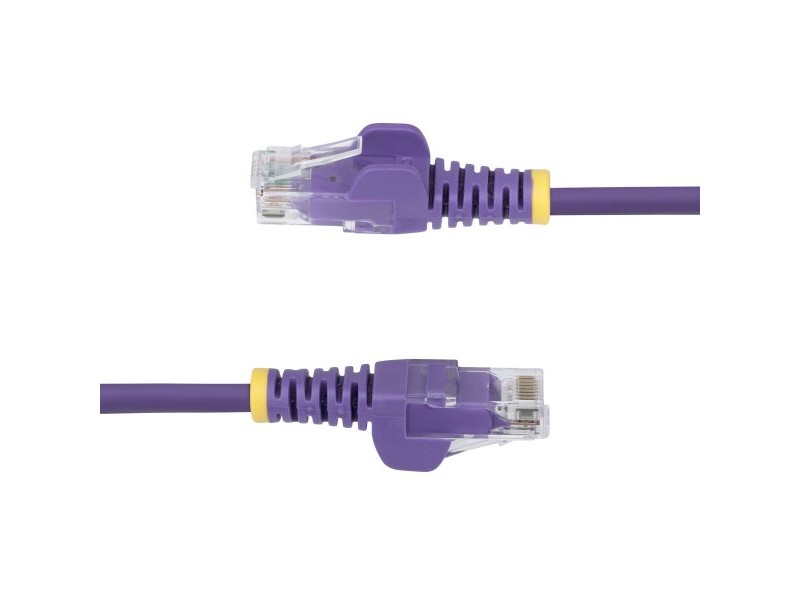 FTP категория 6 твърд мрежови кабел Startech N6PAT50CMPLS Лилав 50 cm