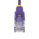 FTP категория 6 твърд мрежови кабел Startech N6PAT50CMPLS Лилав 50 cm