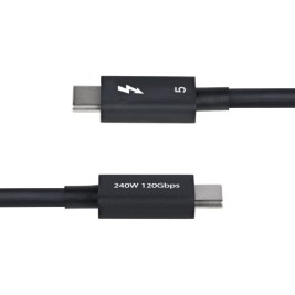 Захранващ кабел Startech TBLT5MM50CM240W Черен 50 cm