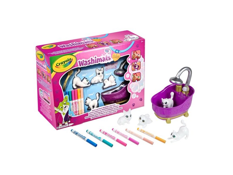 Playset Washimals Pets Crayola 74-7453 вана 6 Части