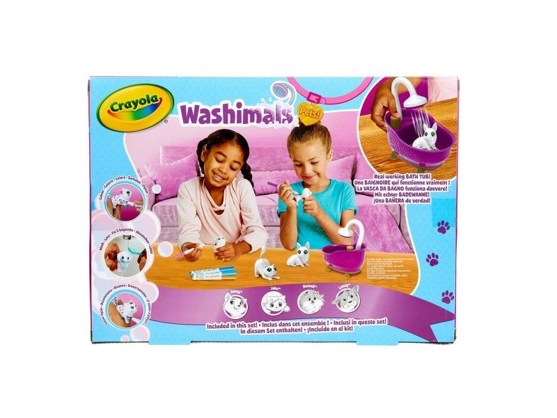 Playset Washimals Pets Crayola 74-7453 вана 6 Части
