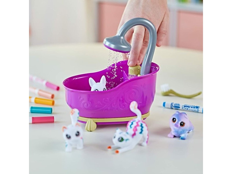 Playset Washimals Pets Crayola 74-7453 вана 6 Части