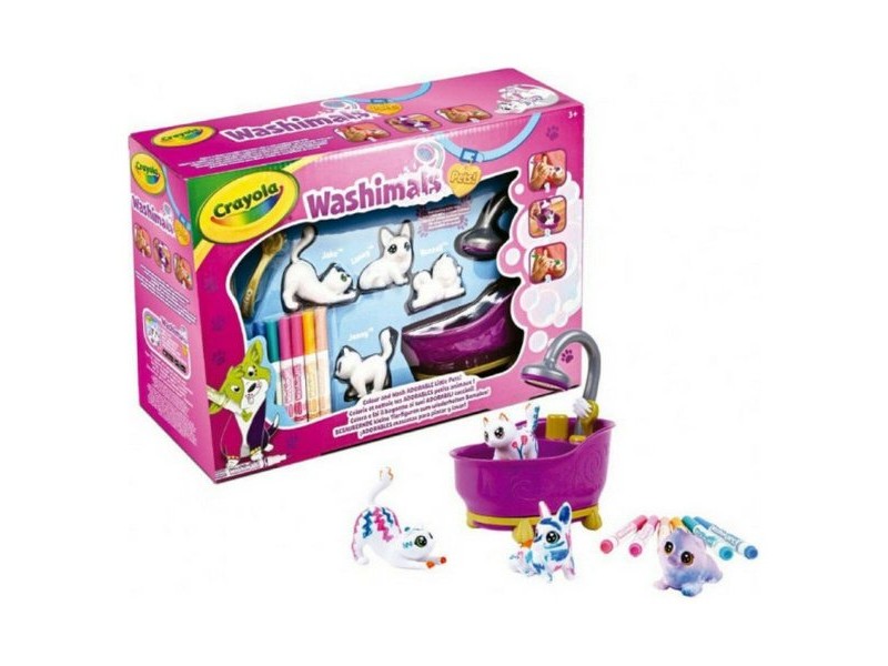 Playset Washimals Pets Crayola 74-7453 вана 6 Части