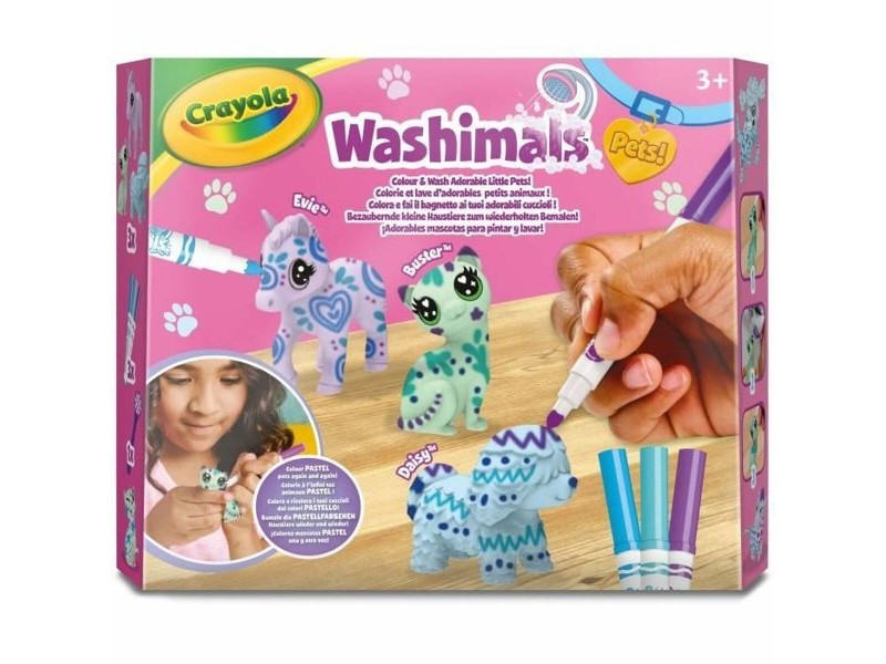 Комплект за Рисуване Crayola Washimals (3 Части) (3 броя)