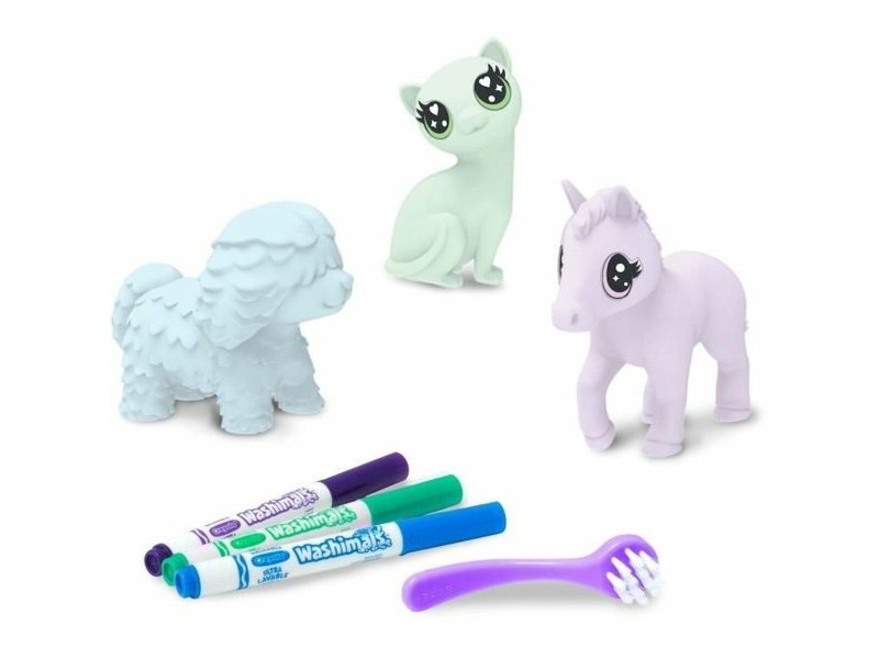 Комплект за Рисуване Crayola Washimals (3 Части) (3 броя)