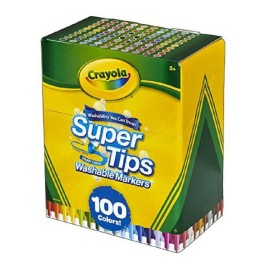 Комплект Химикали с Филц Super Tips Crayola 58-5100 (100 uds)