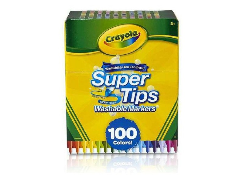 Комплект Химикали с Филц Super Tips Crayola 58-5100 (100 uds)