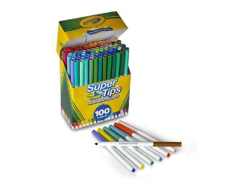 Комплект Химикали с Филц Super Tips Crayola 58-5100 (100 uds)