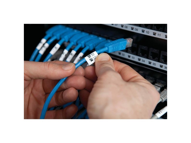 Ламинирана касета Dymo Nylon Flexible IND Многоцветен Черен/Жълт