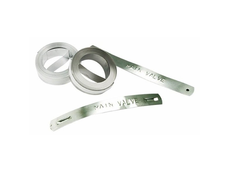 Ламинирана лента за етикетиране Dymo 31000 Rhino™ 12 mm Алуминий (10 броя)