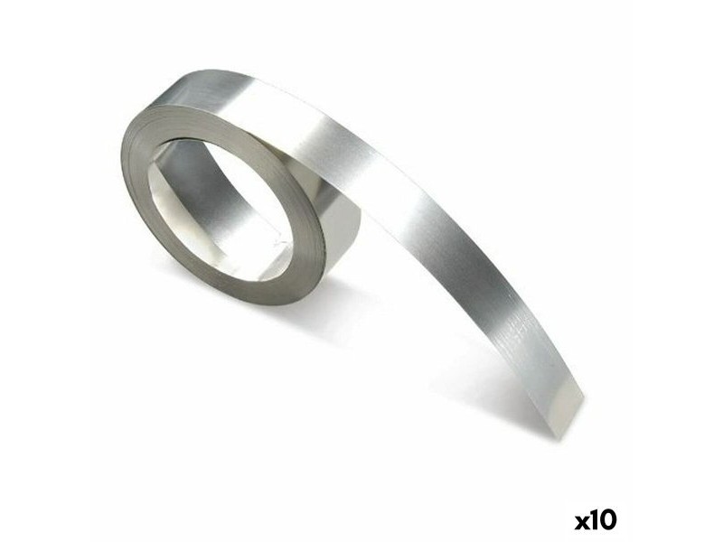 Ламинирана лента за етикетиране Dymo 32500 Неръждаема стомана Rhino™ 12 mm (10 броя)