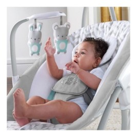 Люлеещ се стол Ingenuity 2-in-1 Swing Lounger - Raylan Сив Бял
