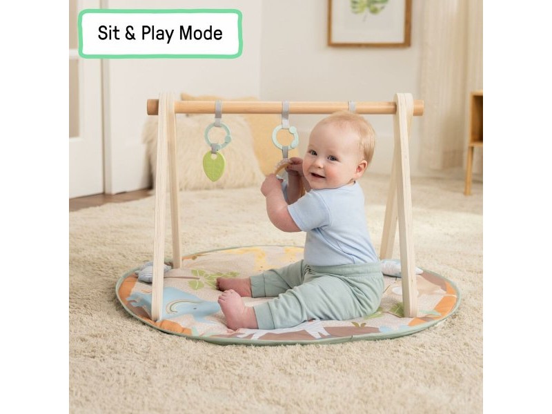 Подложка за игра Ingenuity WonderWood 81,3 x 81,3 x 47 cm Многоцветен