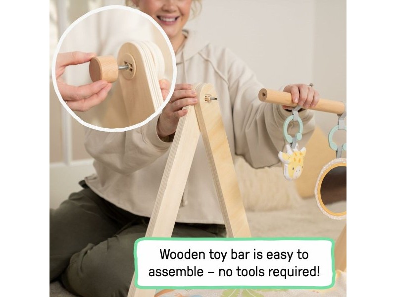 Подложка за игра Ingenuity WonderWood 81,3 x 81,3 x 47 cm Многоцветен