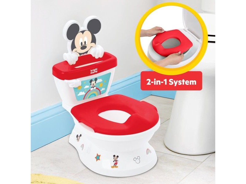 Цукало Bright Starts Червен Mickey Mouse