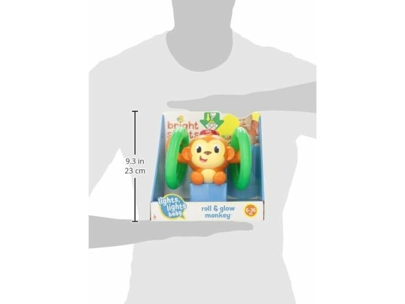 Музикална Играчка Bright Starts Little Roll & Glow Monkey Музикална Играчка Bright Starts Little Roll & Glow Monkey